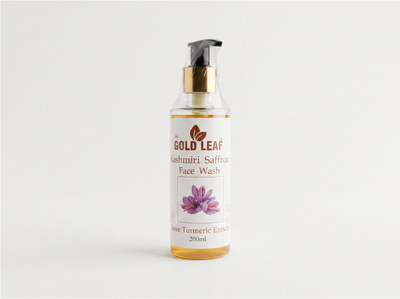 Gold Leaf Kashmiri Saffron Face wash