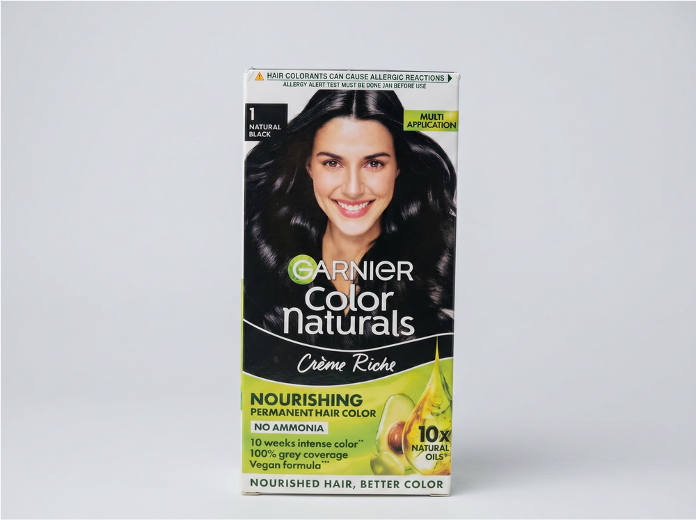 Garnier color natural (Natural black) 70ml + 60g