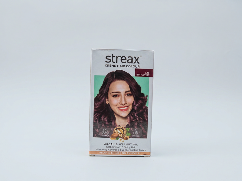 Streax Creme Hair colour (Burgundy) 25g