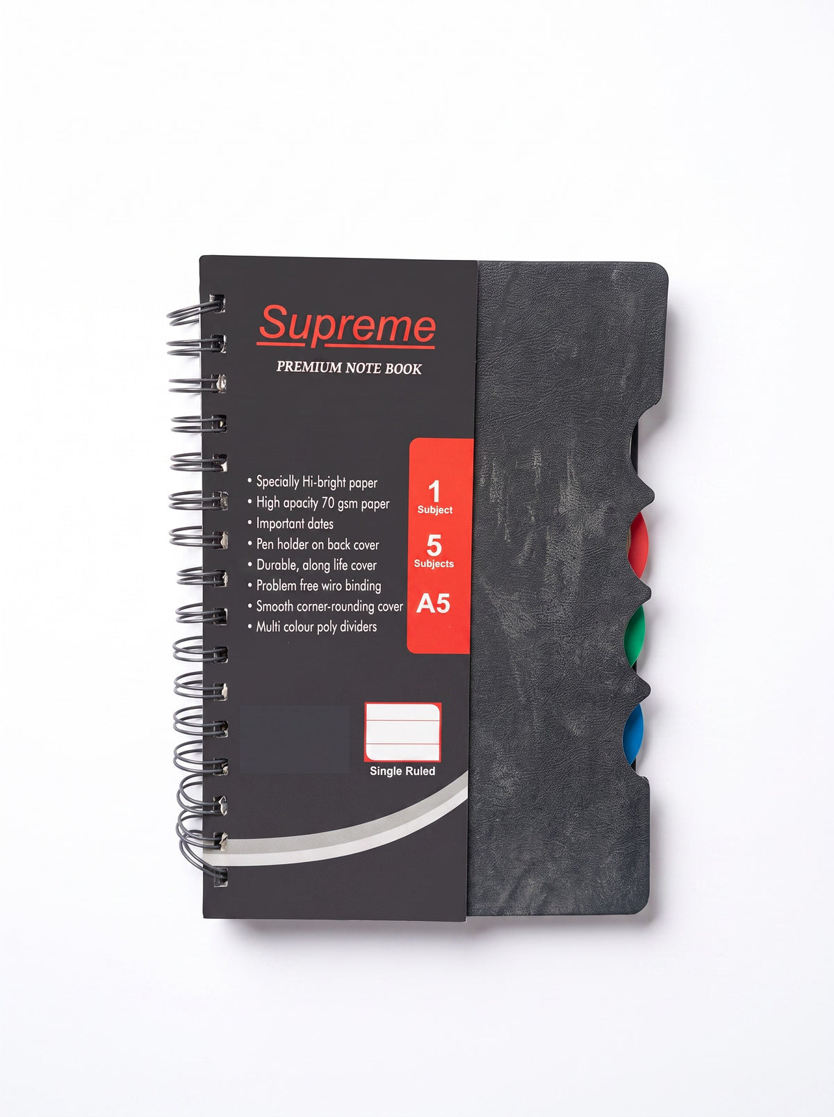 Supreme Premium Spiral NoteBook