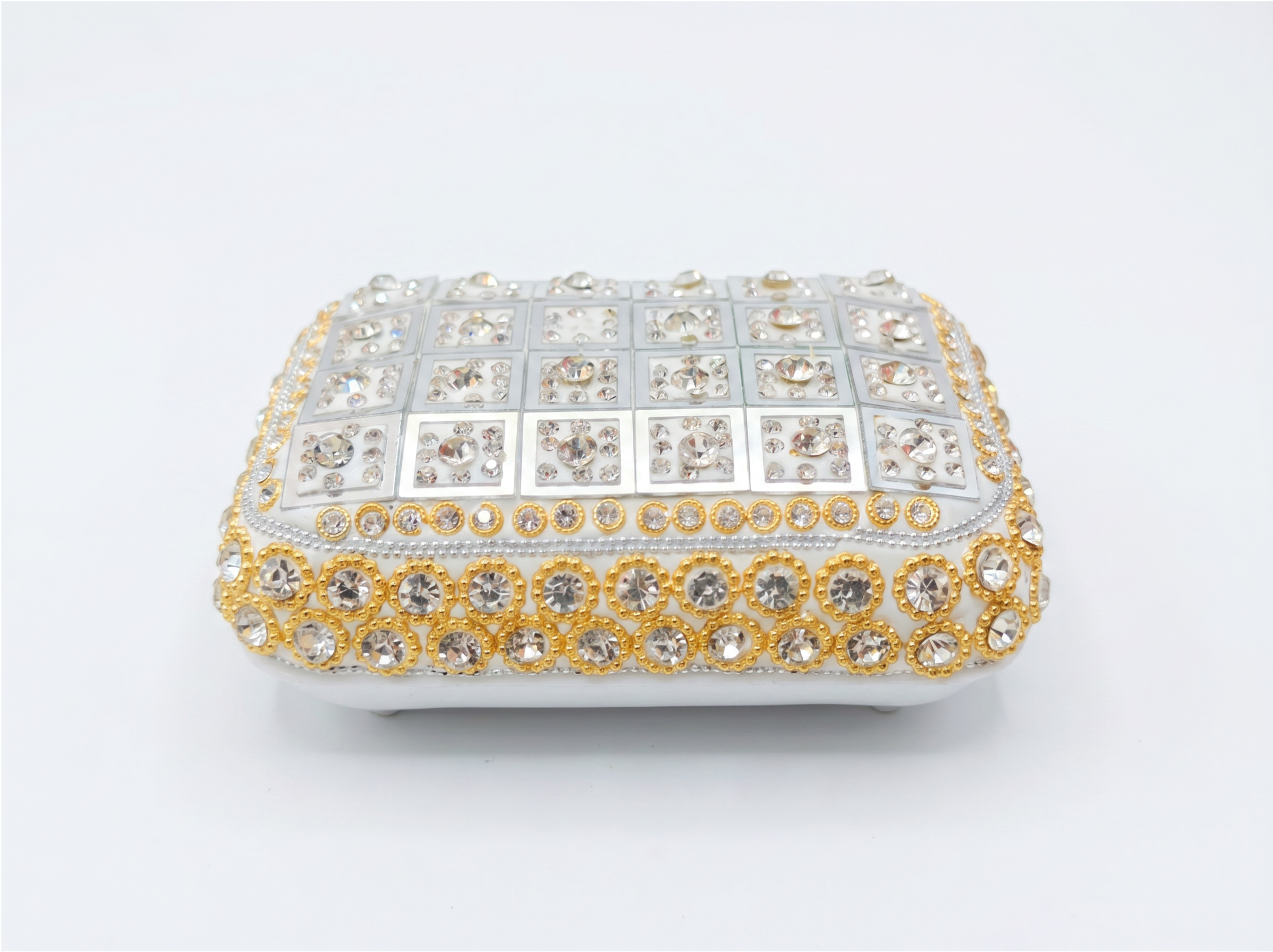 Customized Kashmiri traditional Soap Case Silver