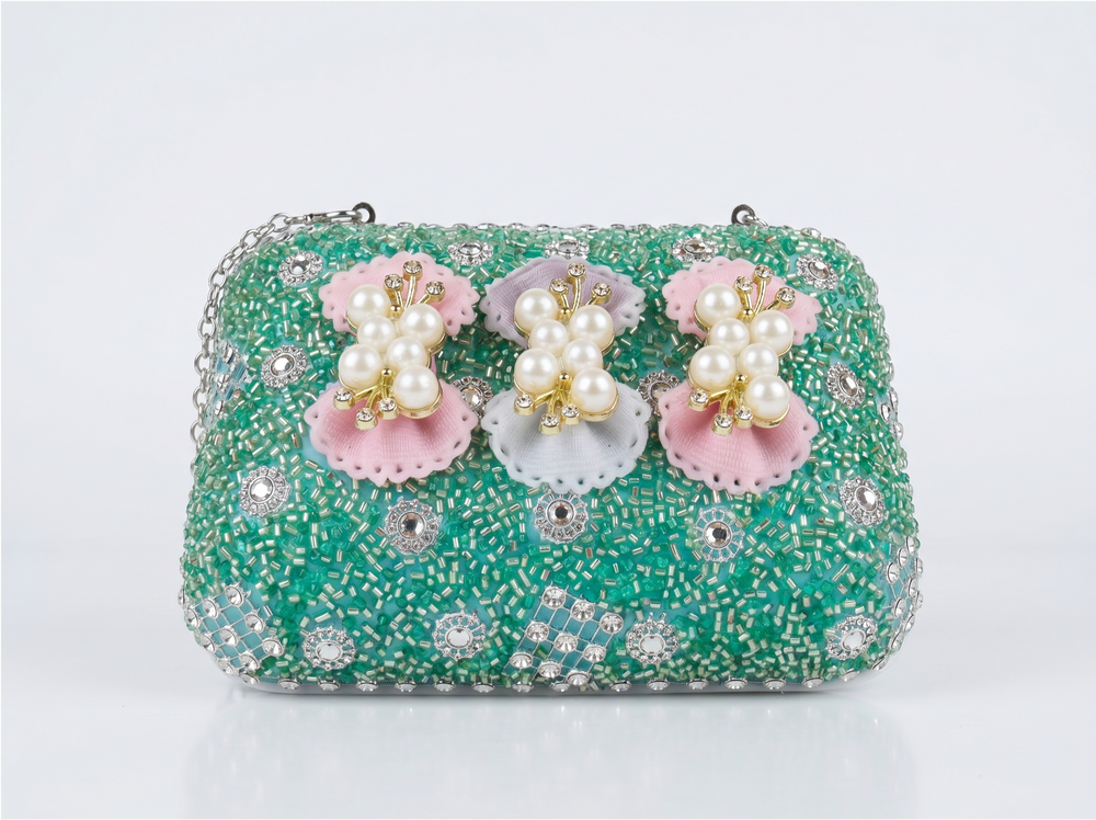 Customized Kashmiri traditional Soap Case Soft Green