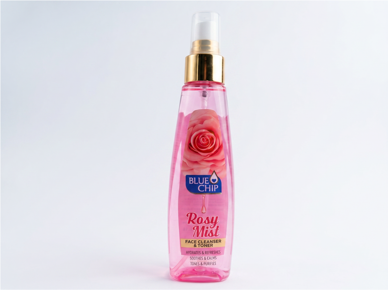 Blue Chip Rose Mist Face Cleanser And Toner 120ml