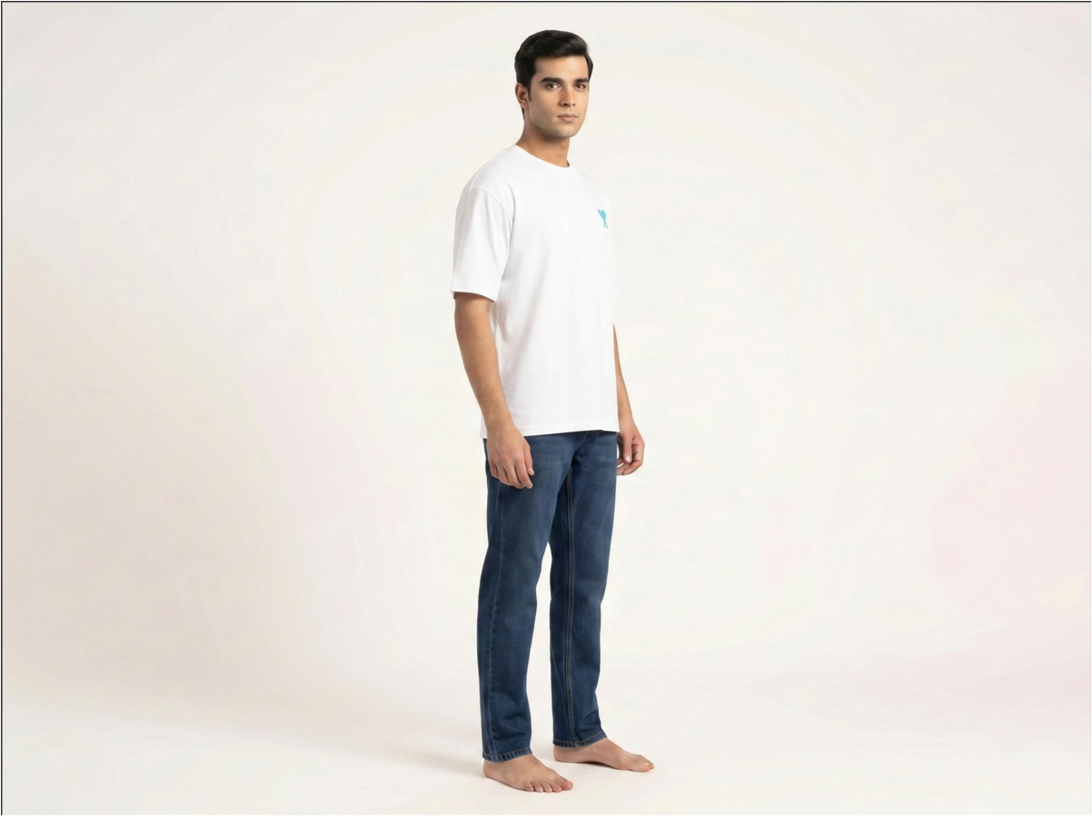 White T-shirt for Men