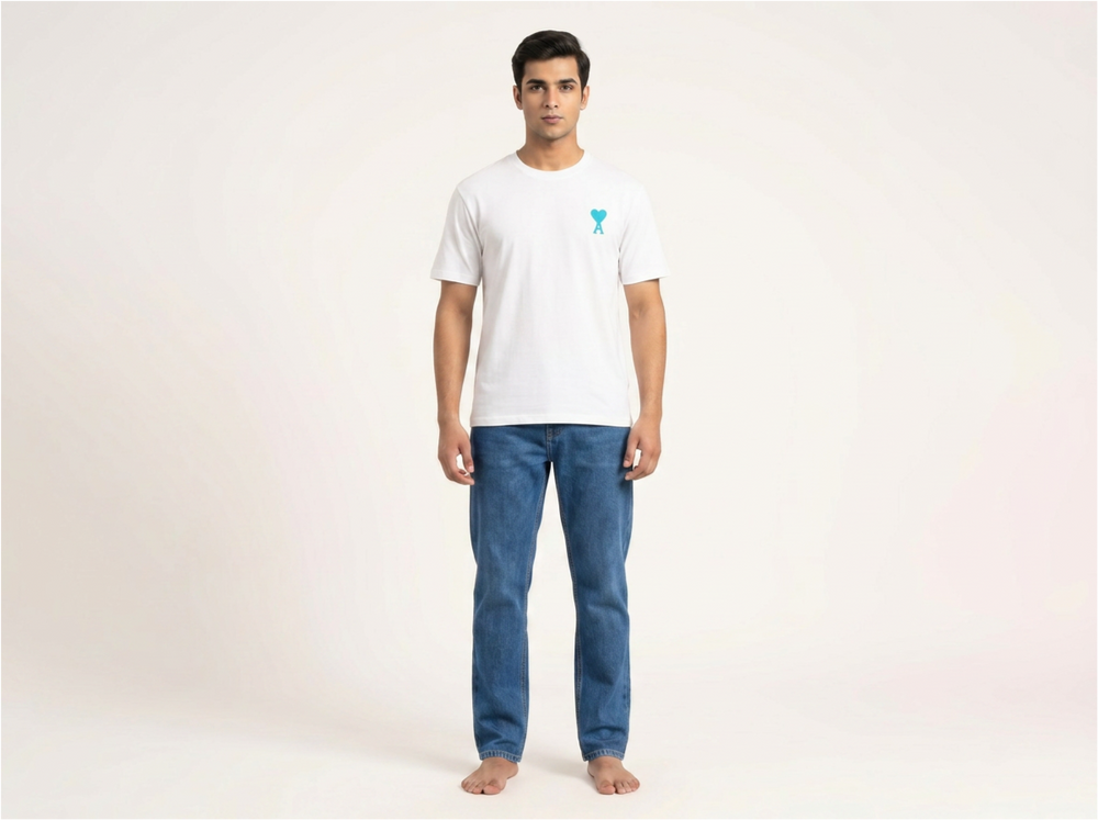 White T-shirt for Men