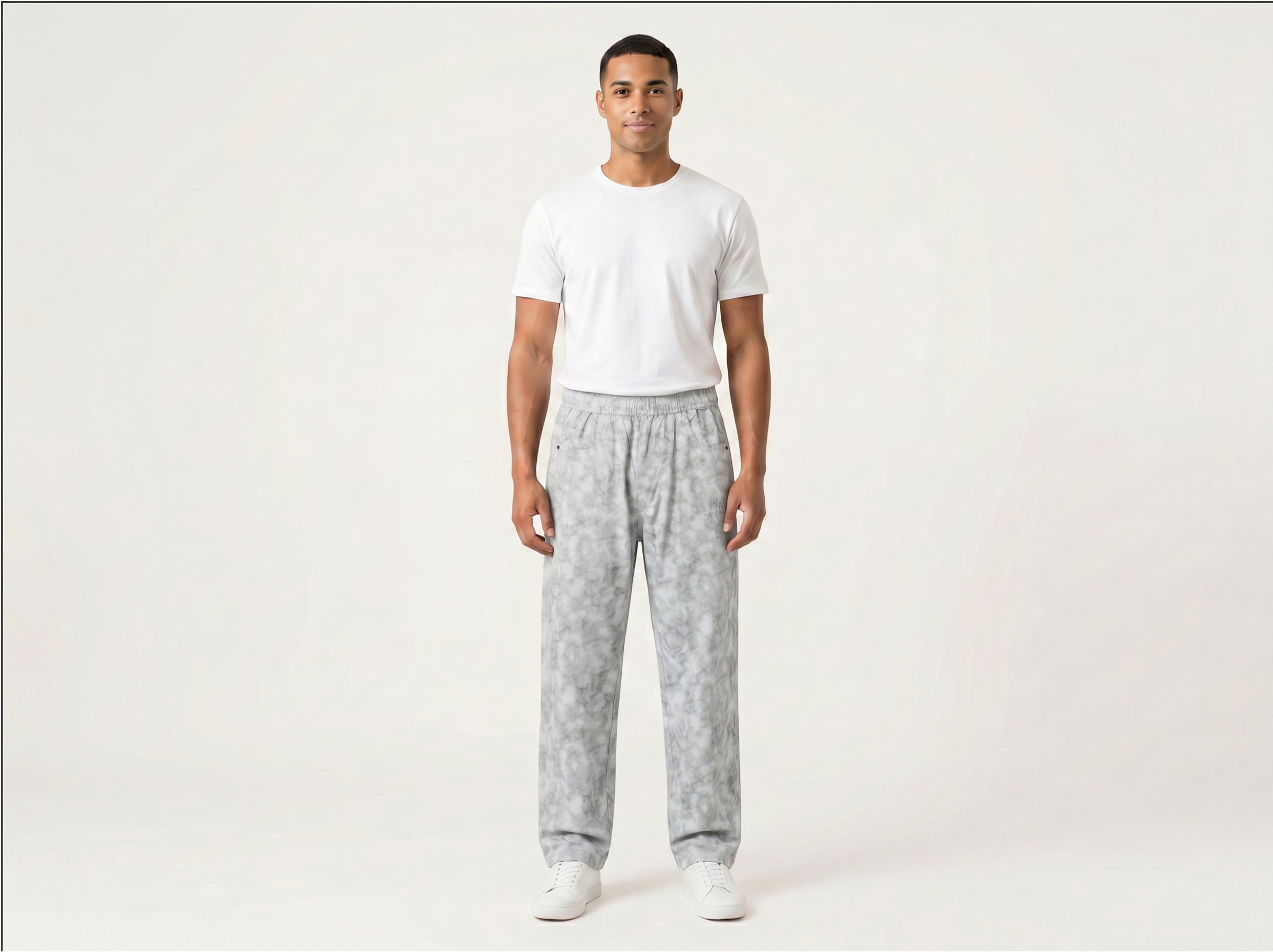H&M Linen Print Lower for Men
