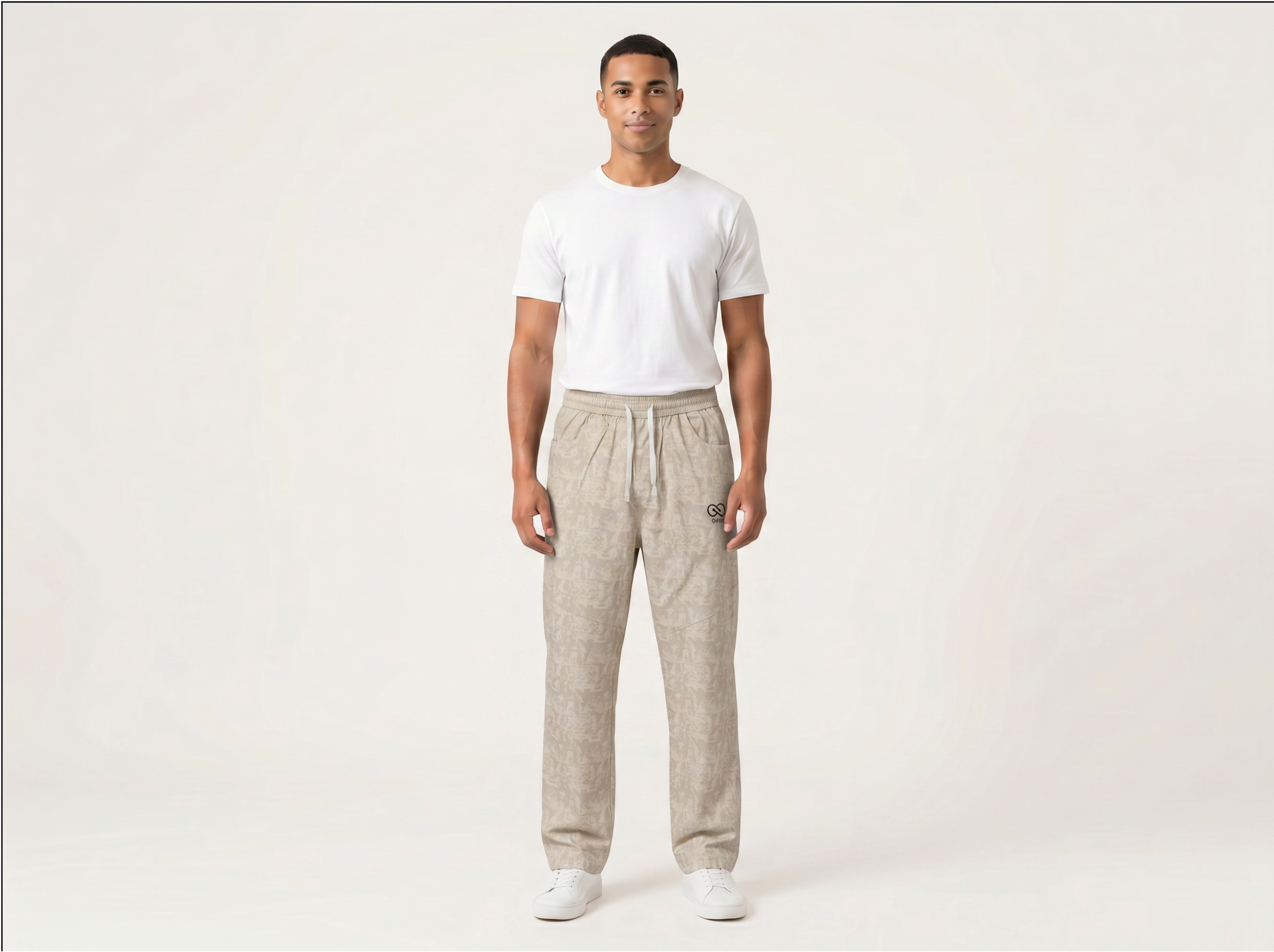 Osier Beige Trouser for Men