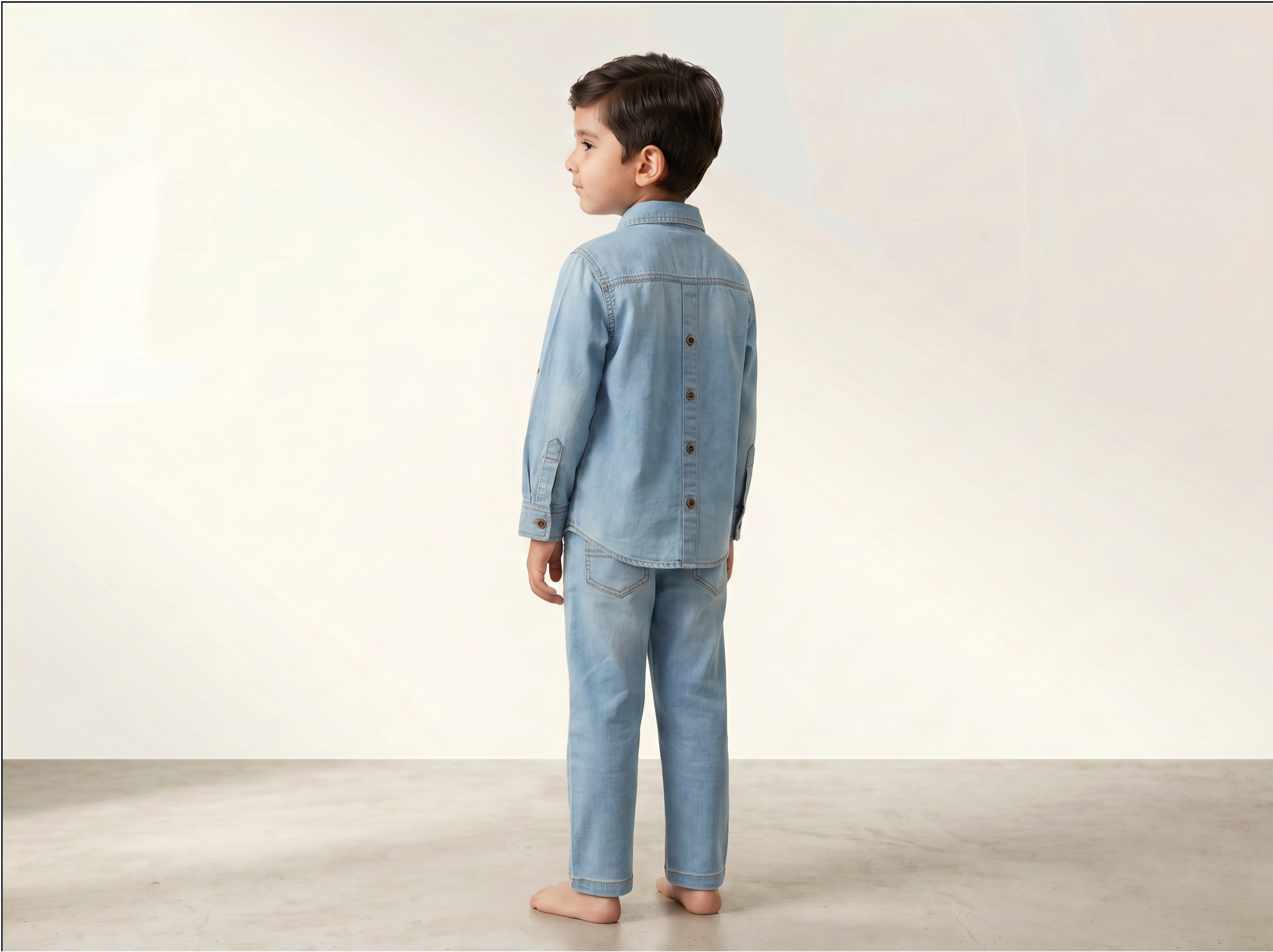 Denim Button shirt for Kids