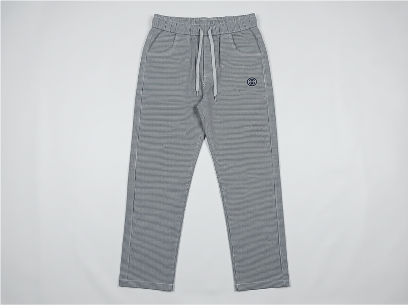 Grey Striped Trouser for Men