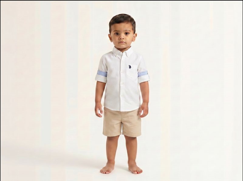 U.S Polo Button T-shirt for Kids